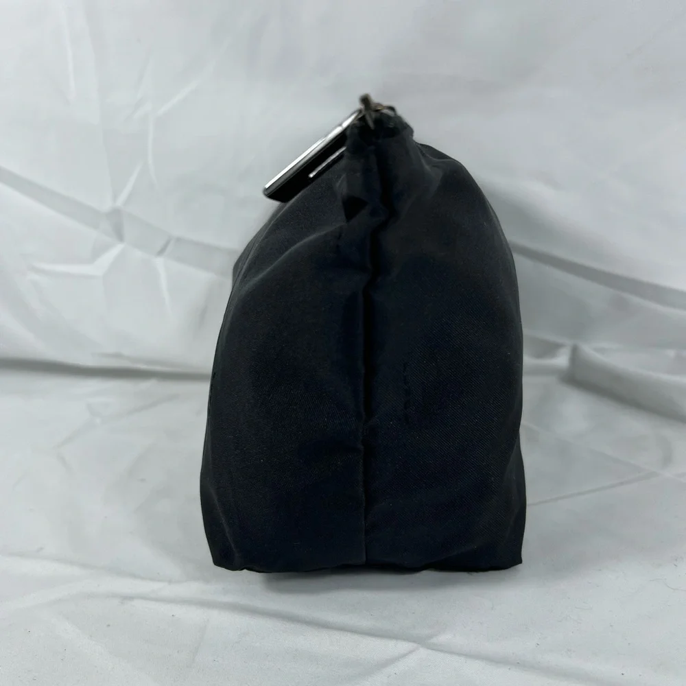7505: Fendi Black Nylon Cosmetic Accessory Pouch Made in Italy